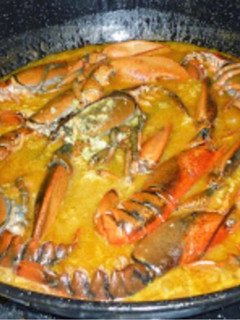 Una foto de Arroz con bogavante para comida con amigos