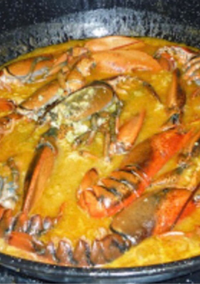 Una foto de Arroz con bogavante para comida con amigos