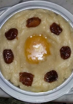 صورة لوصفة العصيدة