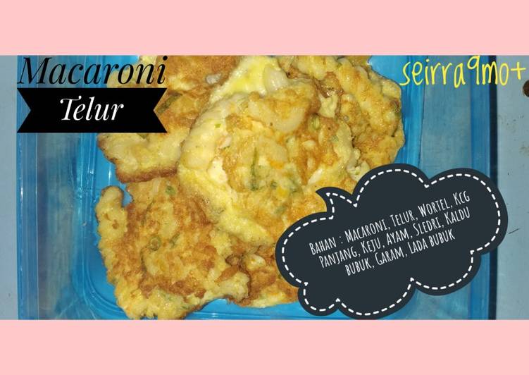 Resep Macaroni Telur (mpasi9mo+) oleh septina dwi - Cookpad