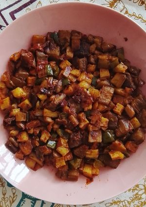 عکسی از دستور خوراک بادمجان (یتیمچه)