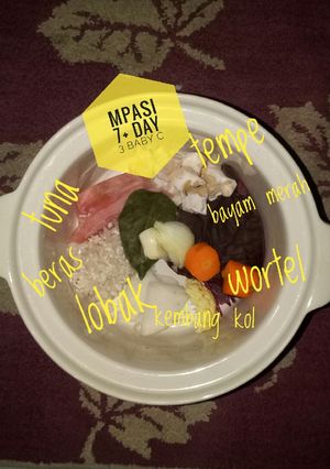 Foto resep Mpasi 7+ day 3 baby c