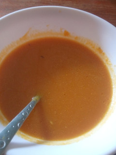 A picture of Butternut soup.