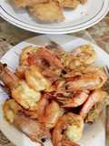 Udang goreng bumbu kunyit asam