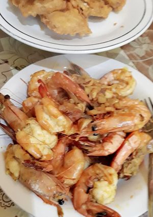 Foto resep Udang goreng bumbu kunyit asam