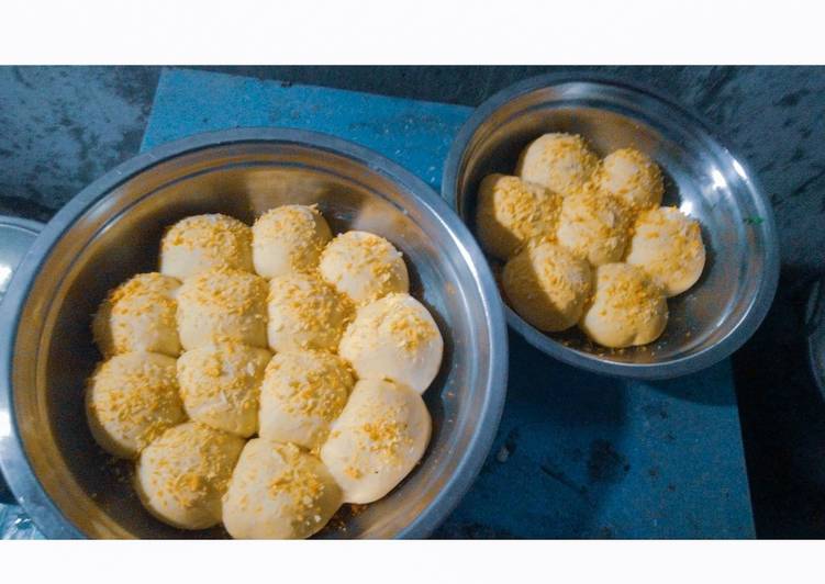 Roti sobek / bakpao oven isi daging