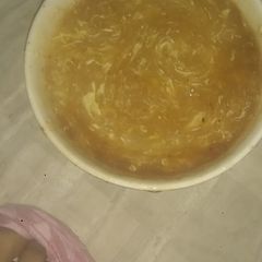 A picture of Chicken corn soup.