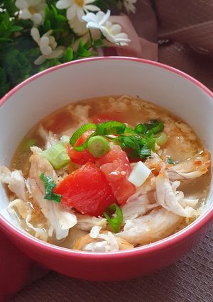 Foto resep 23_ Tan Hua Tang (Sup Telur Tomat) dengan Ayam