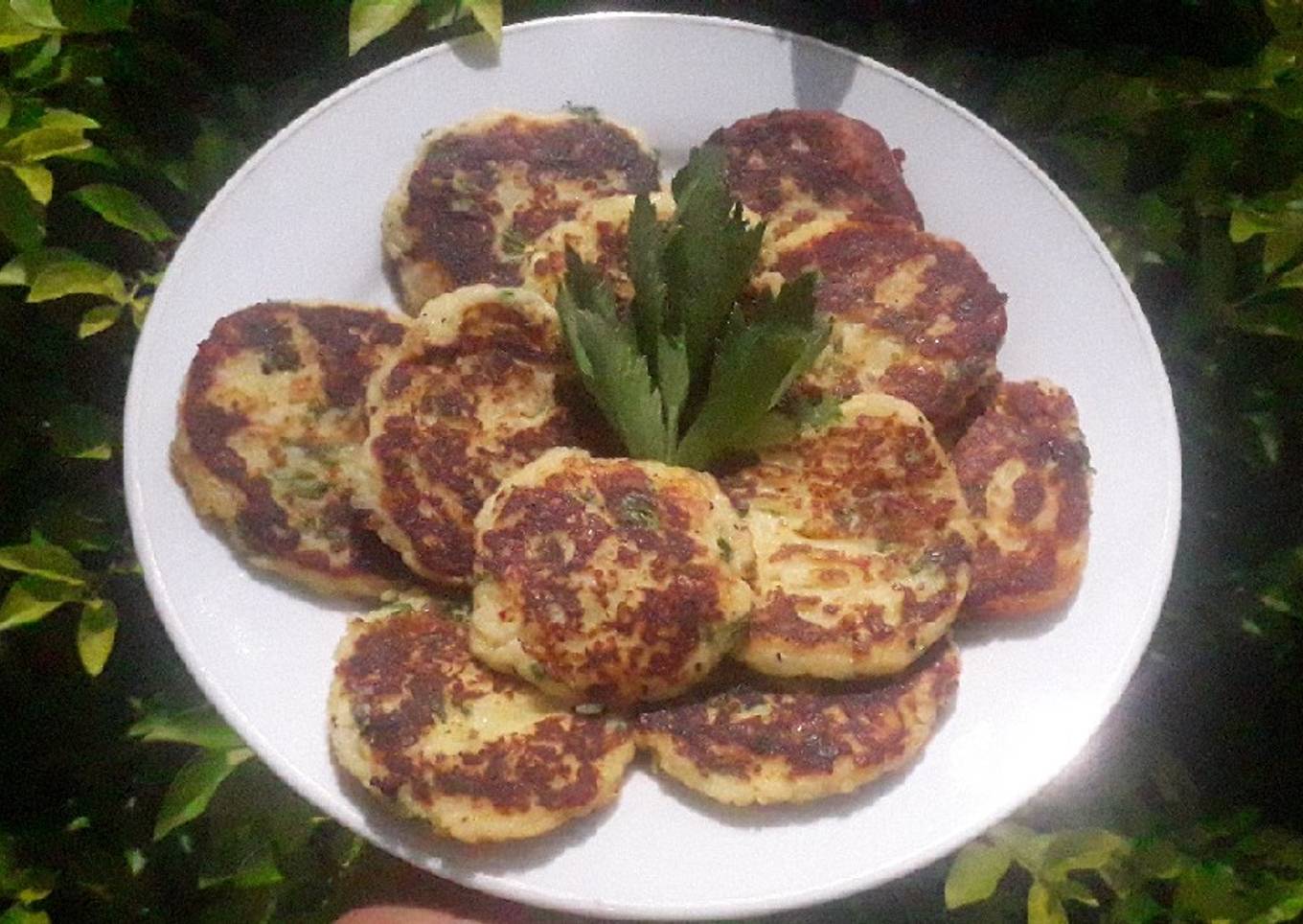Tortas de papas con queso 🥔🧀