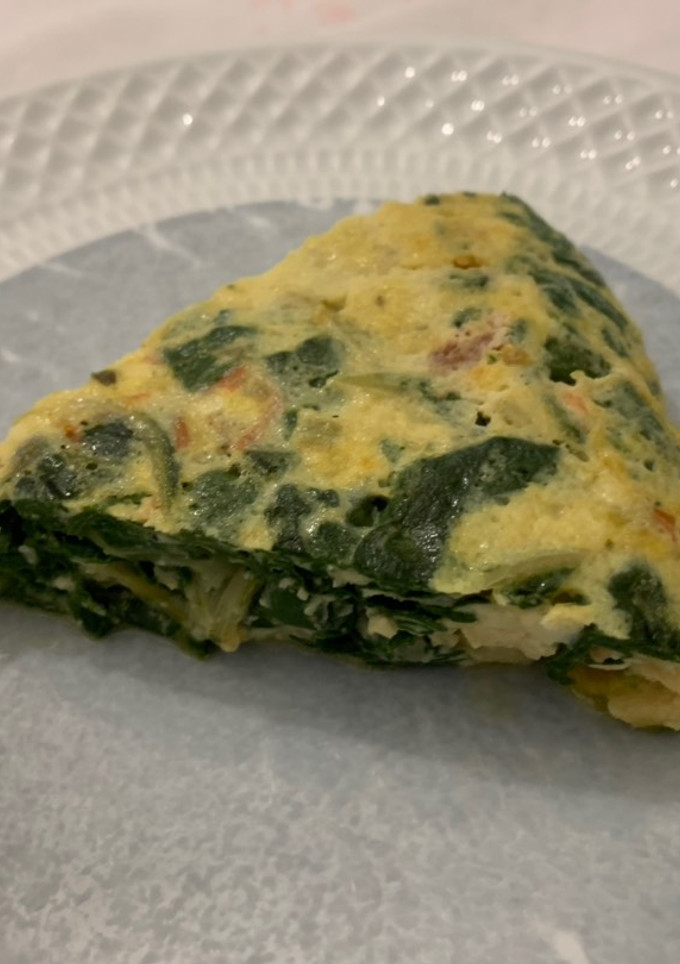 Una foto de Tortilla de acelgas del huerto