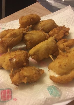 Sonkával sajttal töltött csirkemell recept fotója