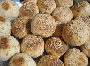 Una foto de Pancitos de queso y harina de tapioca