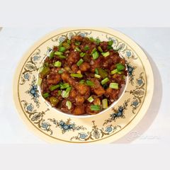 A picture of Cauliflower Manchurian.