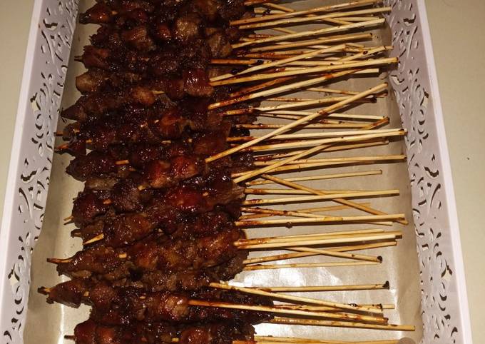 Bagaimana Membuat Sate daging sapi, Menggugah Selera