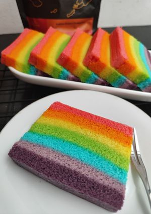 Foto resep Bolu Kukus Rainbow
