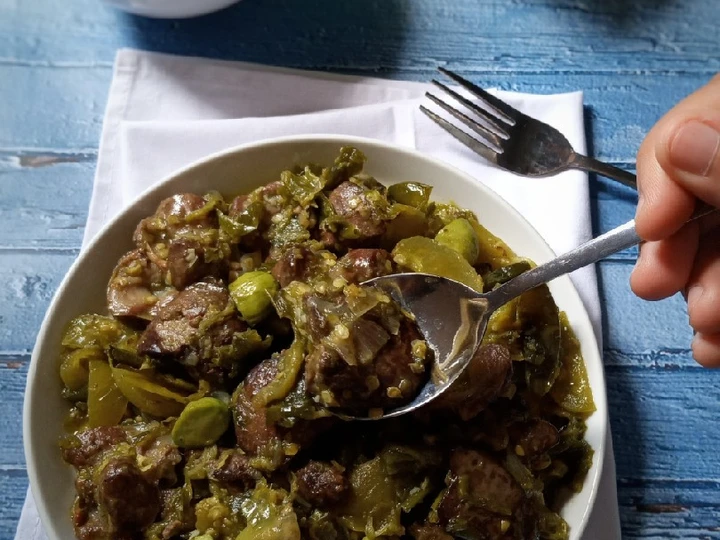 Recipe Ati Ampela Sambal Ijo Pete the Perfect So Delicious