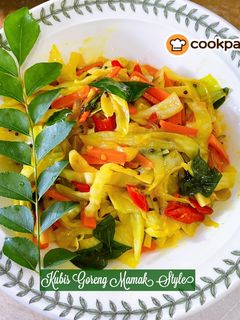 Gambar 👩🍳Kubis Goreng Mamak Style