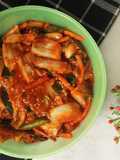 Fresh kimchi (Geotjeori) rumahan
