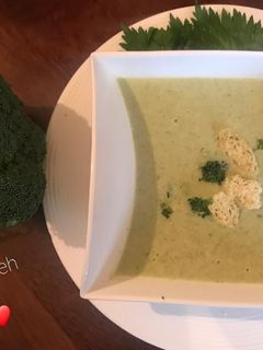 صورة لوصفة شوربة البروكلي 🥦