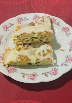 Tojásos, sajtos penne recept fotója