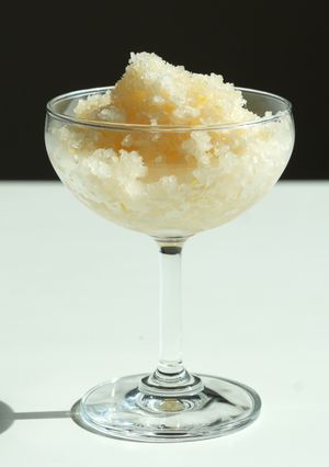 A picture of How to Make Pear Lemon Sorbet 🍐🍋 | Simple 3-Ingredient Recipe for Fall & Winter Desserts.