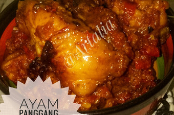 Cara Bikin Ayam Panggang Bumbu Rujak#masakan Rumahan# Irit Anti Gagal