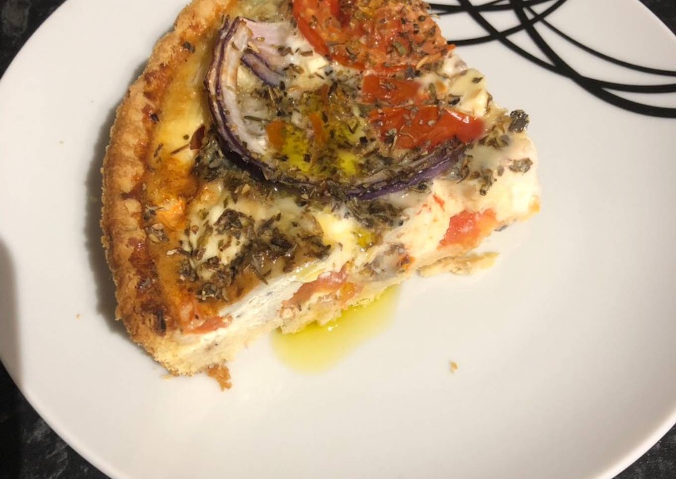 â€˜Greek saladâ€™ quiche