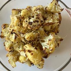 A picture of Roasted Cauliflower with Crispy Parmesan.