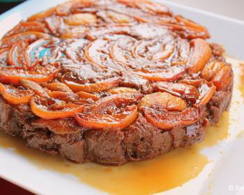 Latest Recipe Apricot Upside Down Chocolate Cake Delicious and Healthy