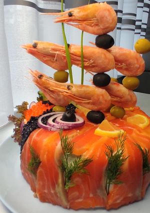 Фото Суши торт 🍣.