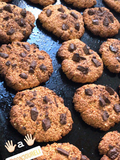 Una foto de Cookies de avena y chispas de chocolate