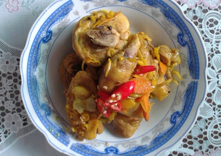Recipe of Perfect Gà Kho Sả Nghệ