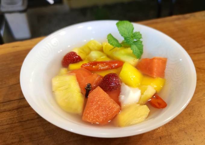 Resep Es Rujak Buah, Lezat Sekali