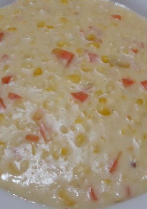 Foto resep Krim sup jagung simpel