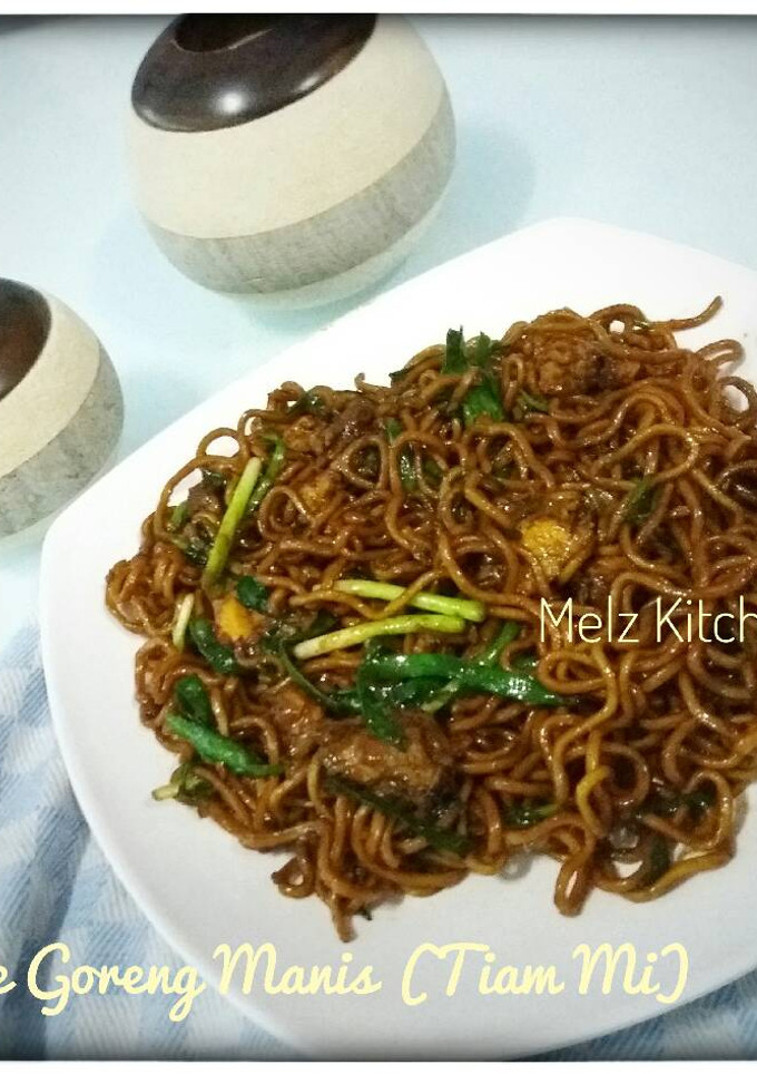 Foto resep Mie Goreng Manis (Tiam Mi)