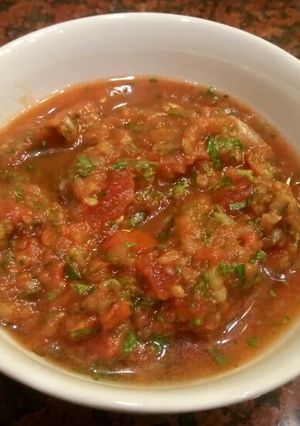 Φωτογραφία της συνταγής Salsa mexicana στο λεπτό