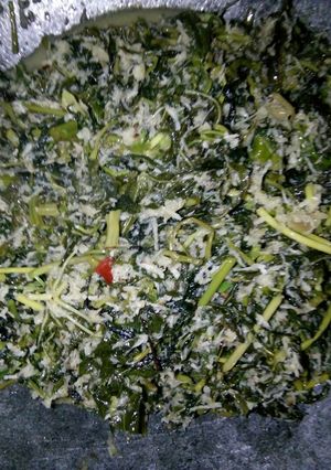 Foto resep Urap singkong ala sunda
