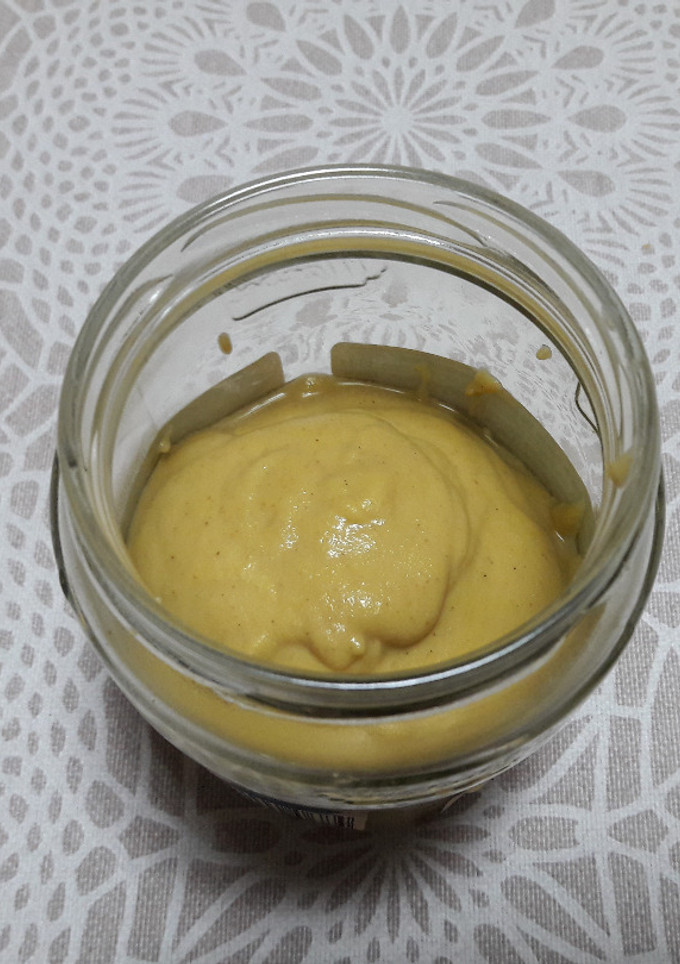 Una foto de "Crema pastelera" sin azúcar, sin gluten y vegana