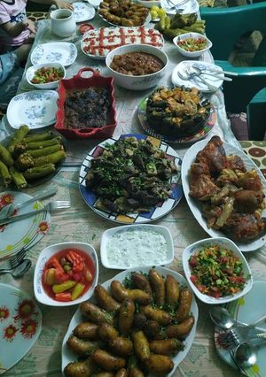صورة لوصفة محاشي وكوارع