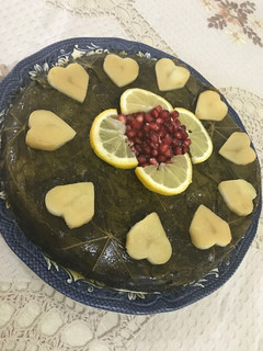 صورة لوصفة كيكه ورق العنب
