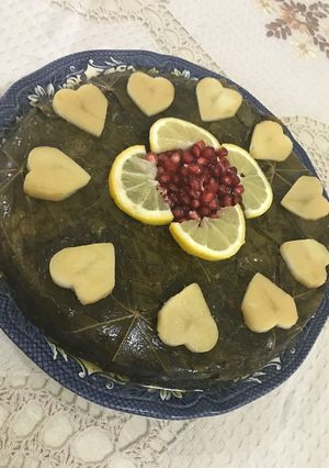 صورة لوصفة كيكه ورق العنب
