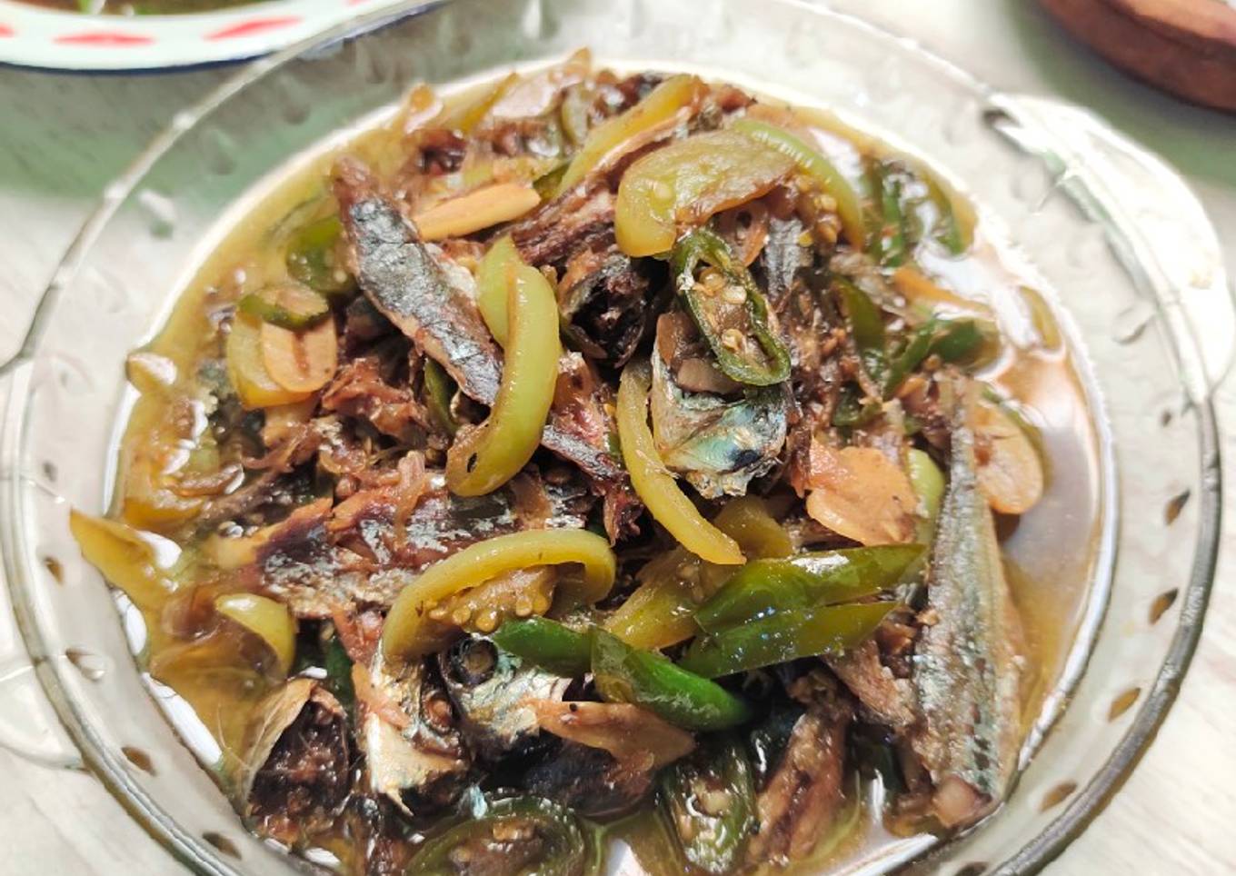 Tumis Ikan pindang asam manis