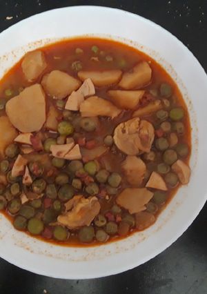 Foto principal de Guisantes con jamón