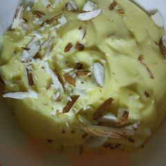 Kesar Shrikhand A picture of Kesar Shrikhand.