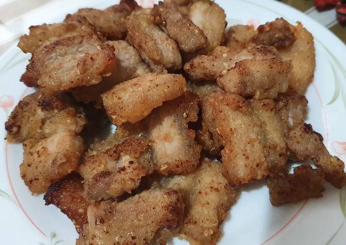 Resep Fried Samcan Pork 🐷, Bikin Ngiler