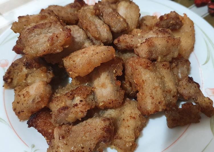 Resep Fried Samcan Pork 🐷, Enak