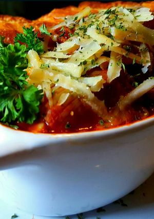 A picture of Mike's Meatless Parmesan Artichoke Marinara.