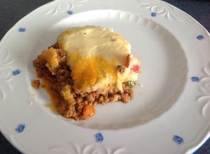 Foto principal de Pastel de carne picada en puré de patata