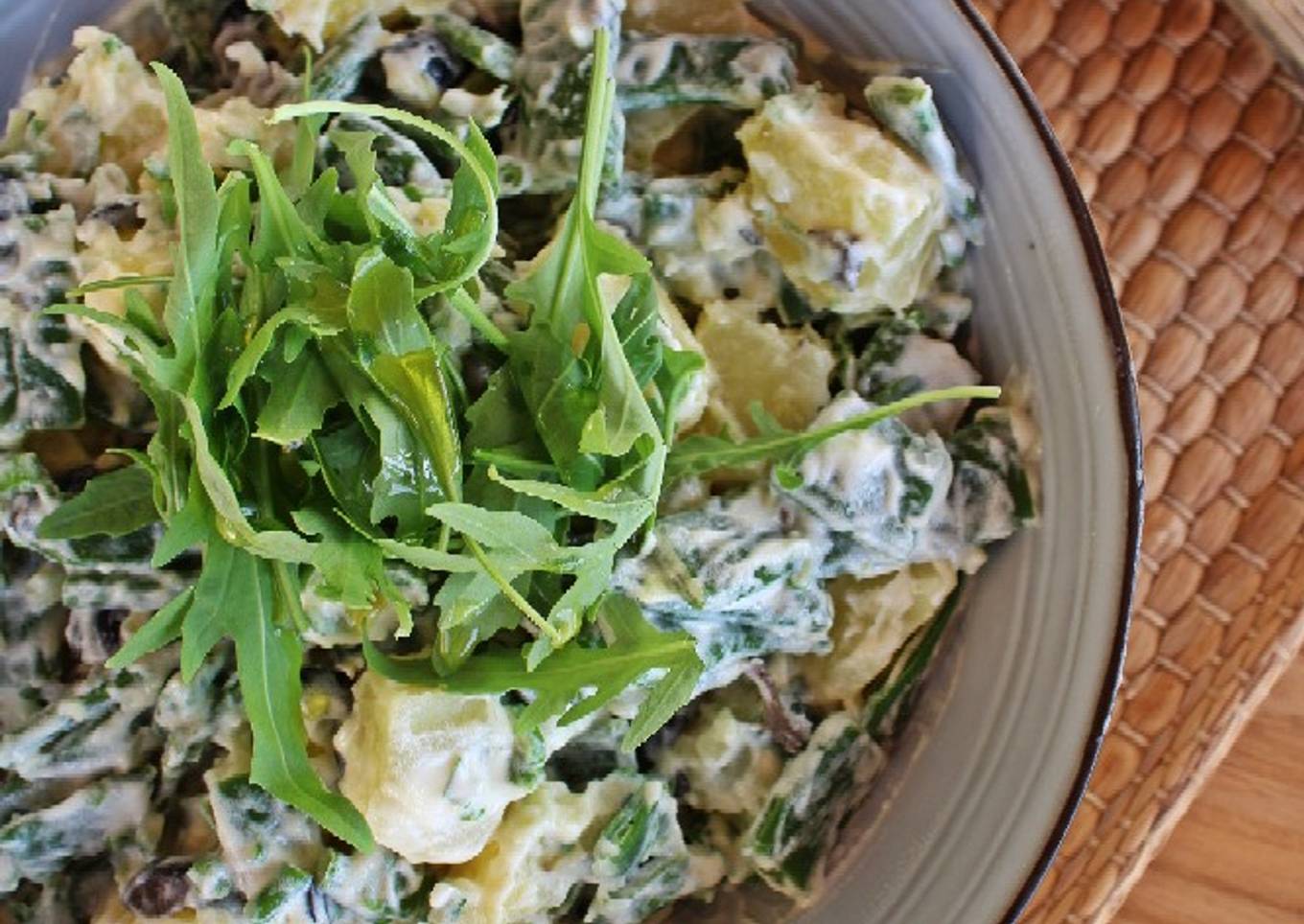 Ensalada de patata y judías con mayonesa🥗