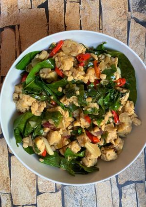 Foto resep Oseng daun melinjo tempe saus tiram